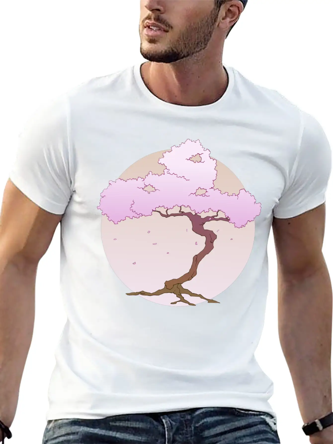 Cherry Blossom Stylish Everyday T-Shirt – Unisex Basic Cotton Tee
