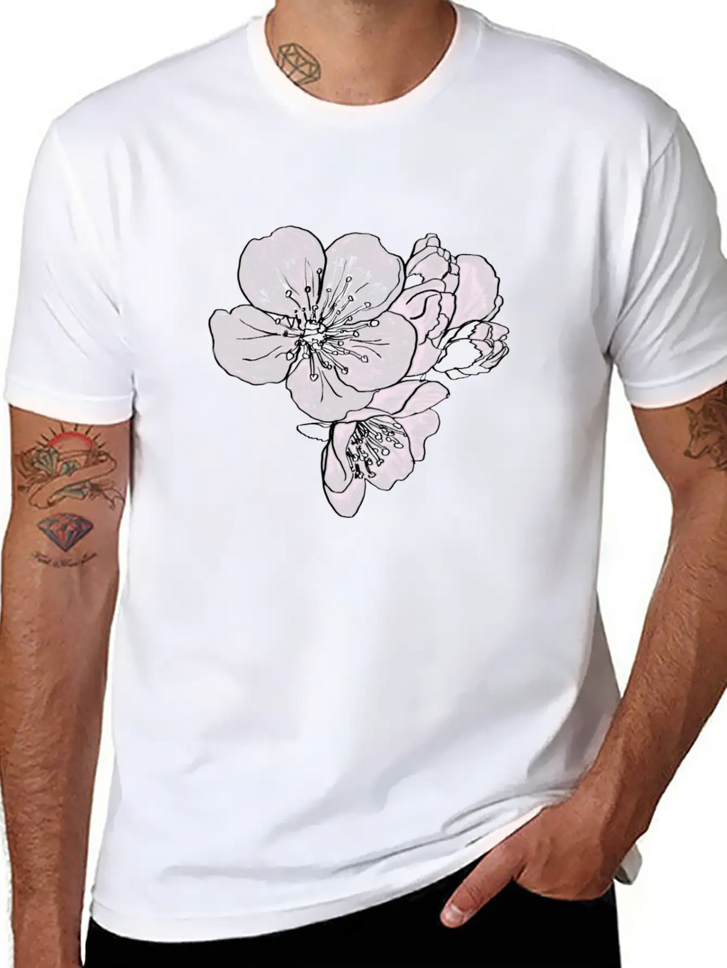 Cherry Blossoming. Flowering Tree. Spring Blossoms Classic Cotton Tee – Unisex Comfort For Any Season