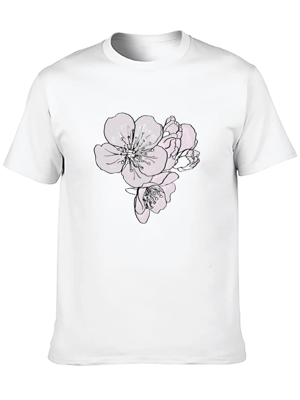 Cherry Blossoming. Flowering Tree. Spring Blossoms Classic Cotton Tee – Unisex Comfort For Any Season