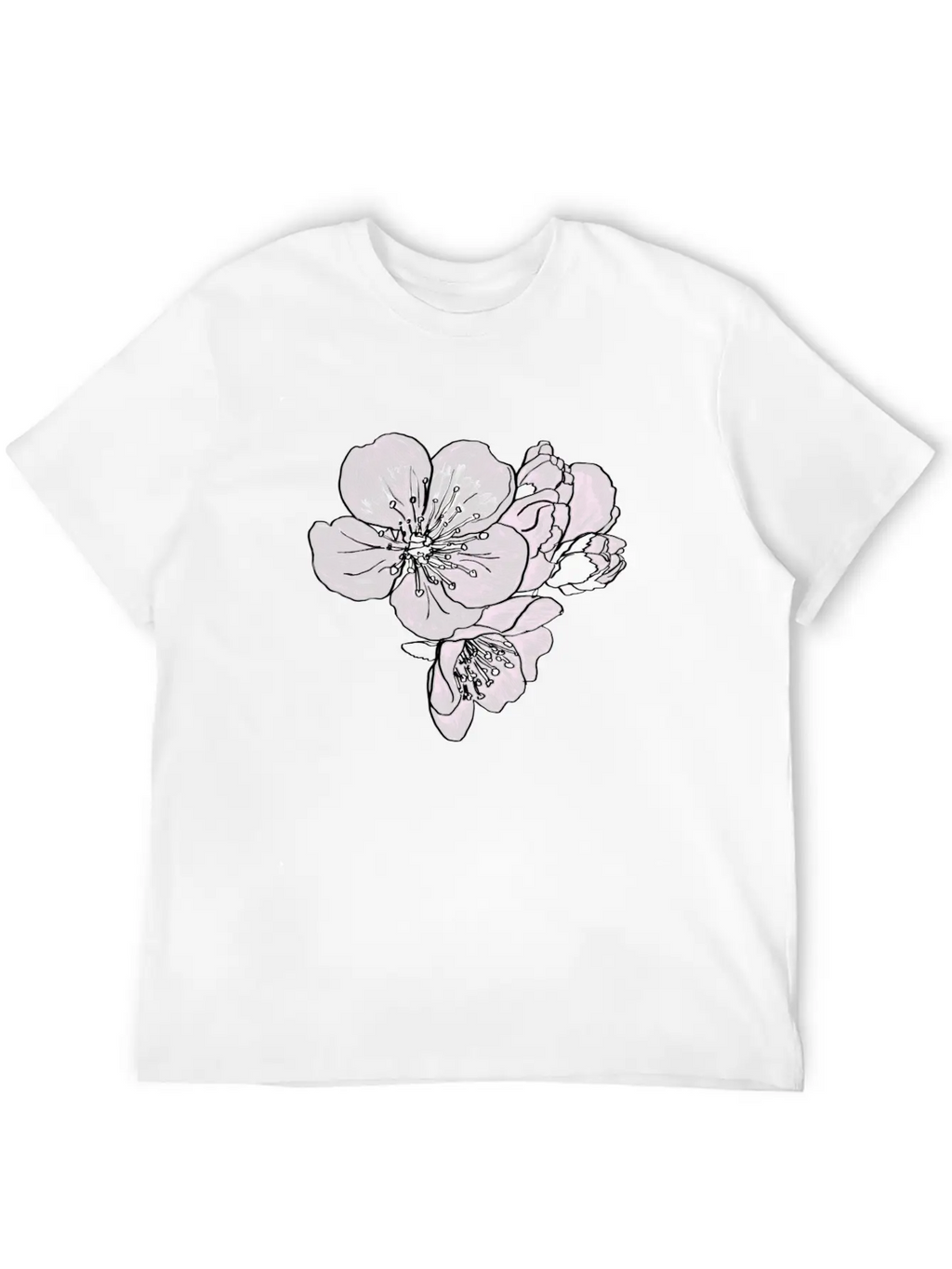 Cherry Blossoming. Flowering Tree. Spring Blossoms Classic Cotton Tee – Unisex Comfort For Any Season