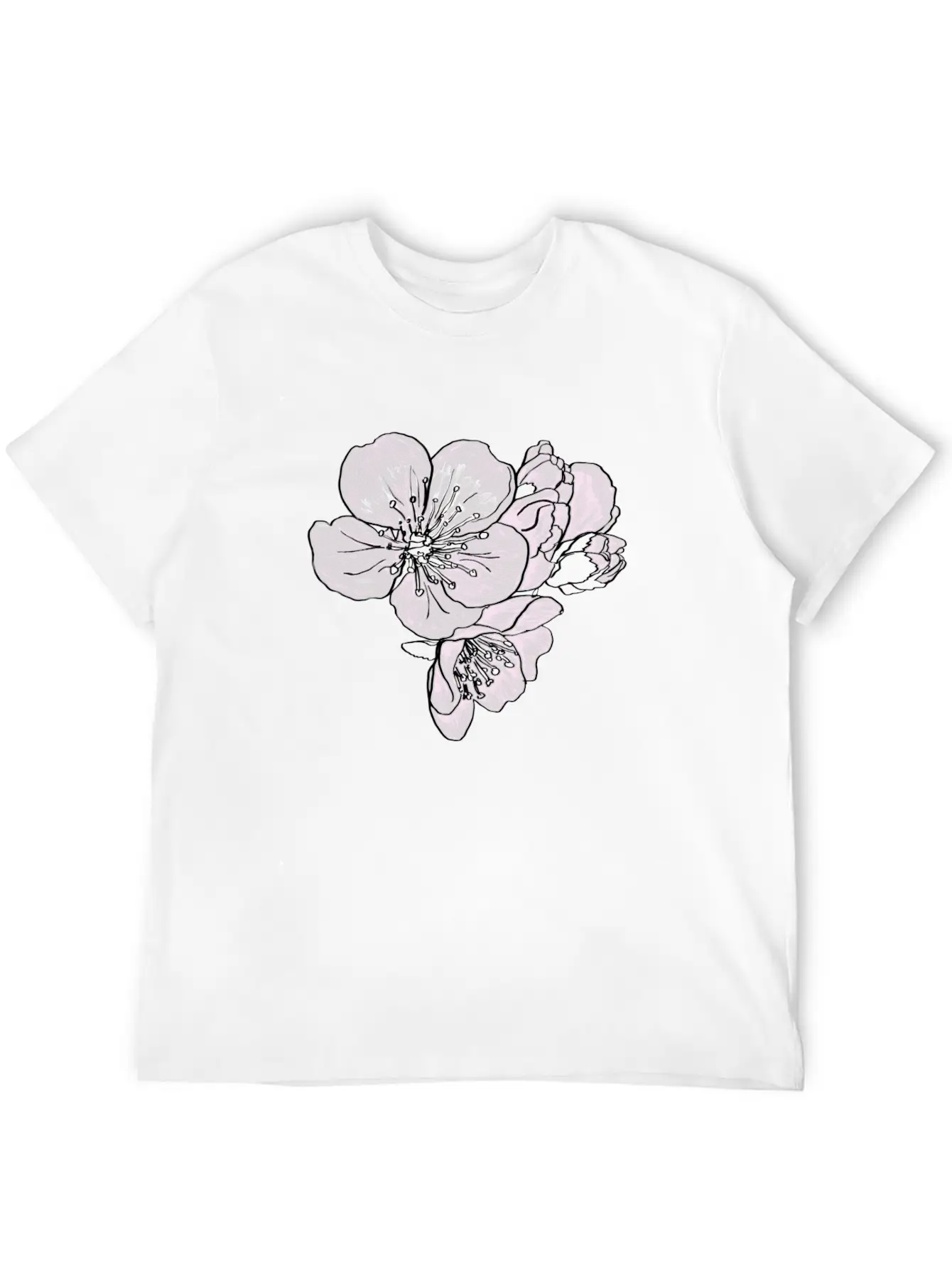 Cherry Blossoming. Flowering Tree. Spring Blossoms Classic Cotton Tee – Unisex Comfort For Any Season
