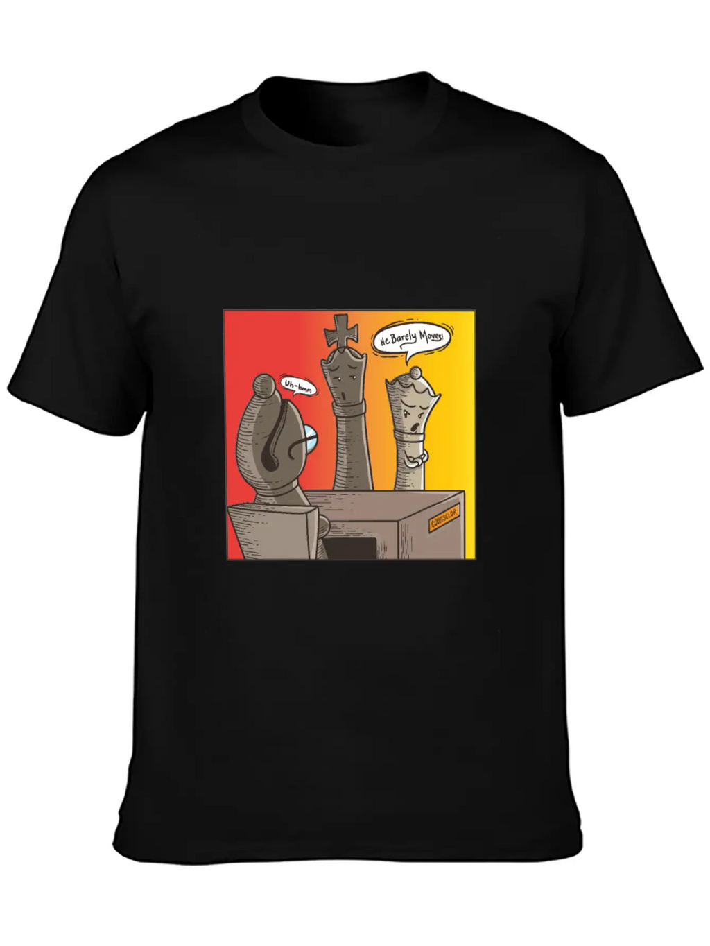 Chess He Barely Moves Modern Fit Casual T-Shirt – Clean And Versatile Design