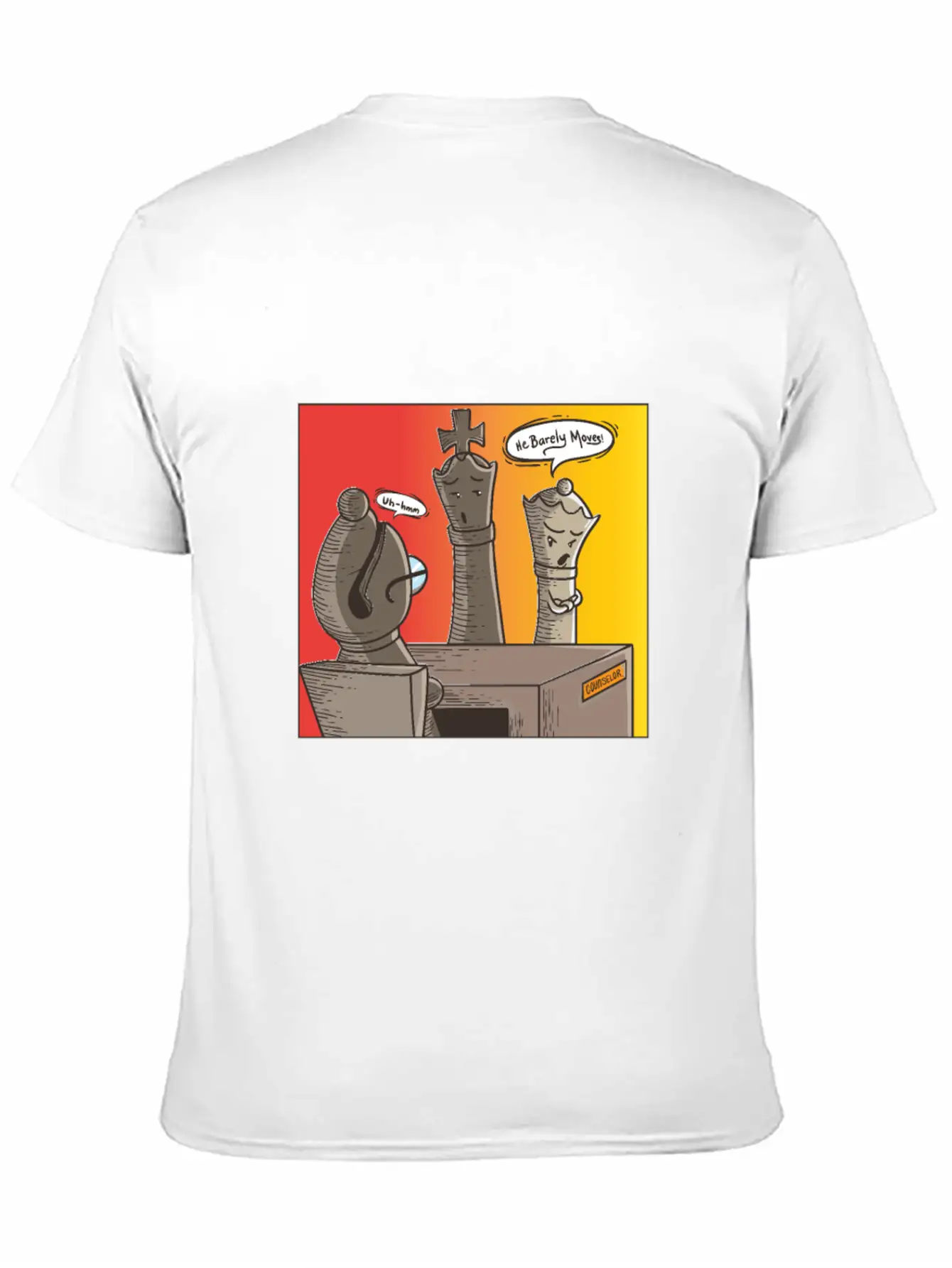 Chess He Barely Moves Modern Fit Casual T-Shirt – Clean And Versatile Design