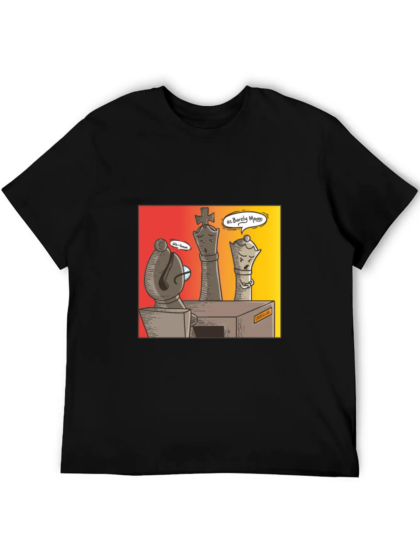 Chess He Barely Moves Modern Fit Casual T-Shirt – Clean And Versatile Design
