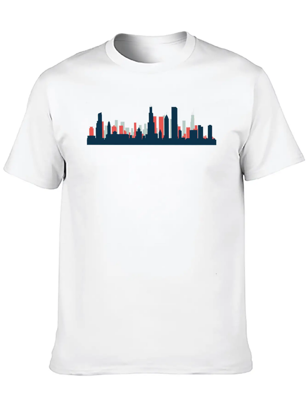 Chicago, Illinois Breathable Graphic T-Shirt – Perfect For Casual Days