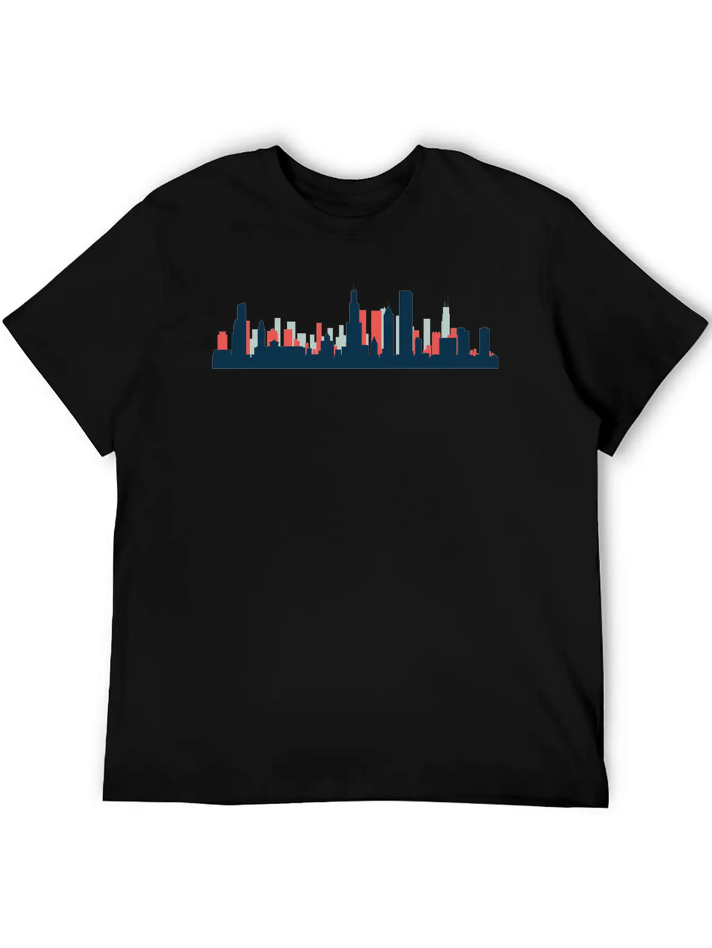Chicago, Illinois Breathable Graphic T-Shirt – Perfect For Casual Days