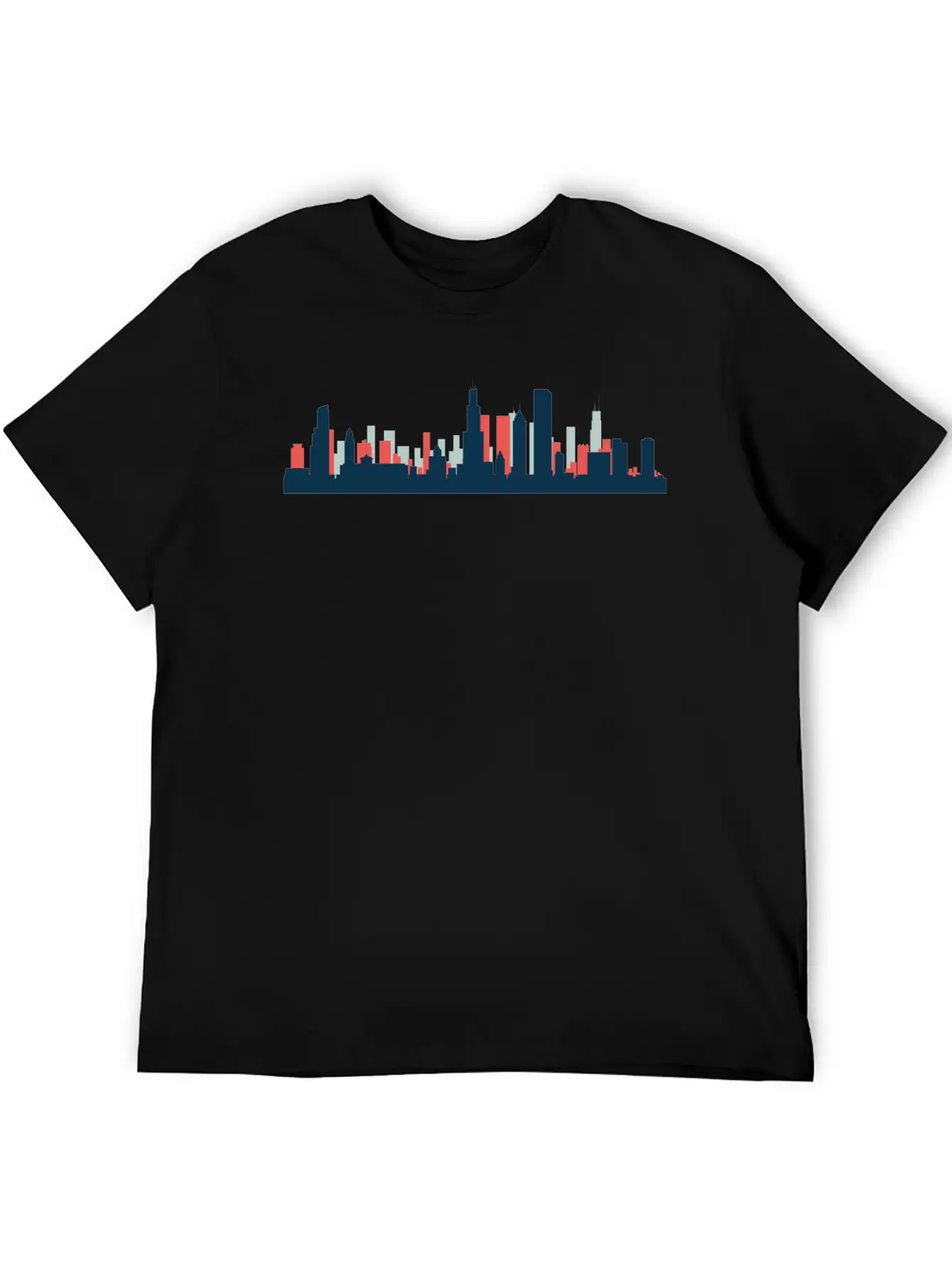 Chicago, Illinois Breathable Graphic T-Shirt – Perfect For Casual Days
