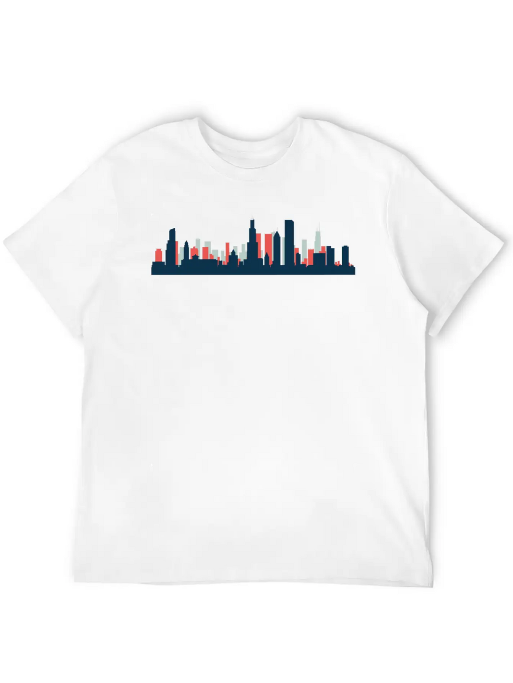 Chicago, Illinois Breathable Graphic T-Shirt – Perfect For Casual Days