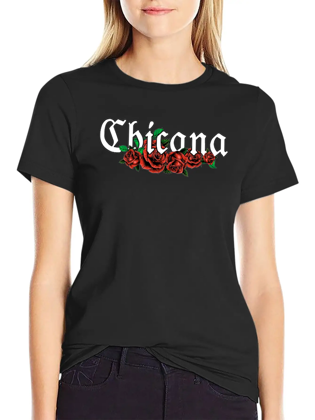 Chicana Breathable Graphic T-Shirt – Perfect For Casual Days