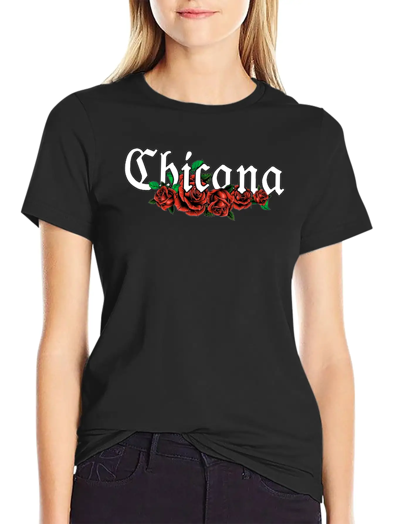 Chicana Breathable Graphic T-Shirt – Perfect For Casual Days