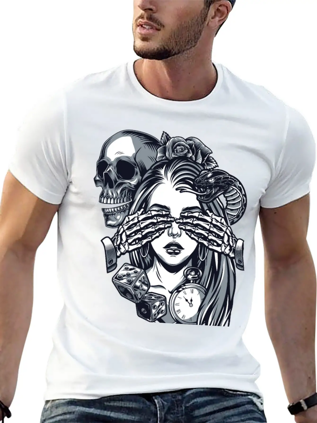 Chicano Street Art Relaxed Everyday Tee – Lightweight And Durable Cotton