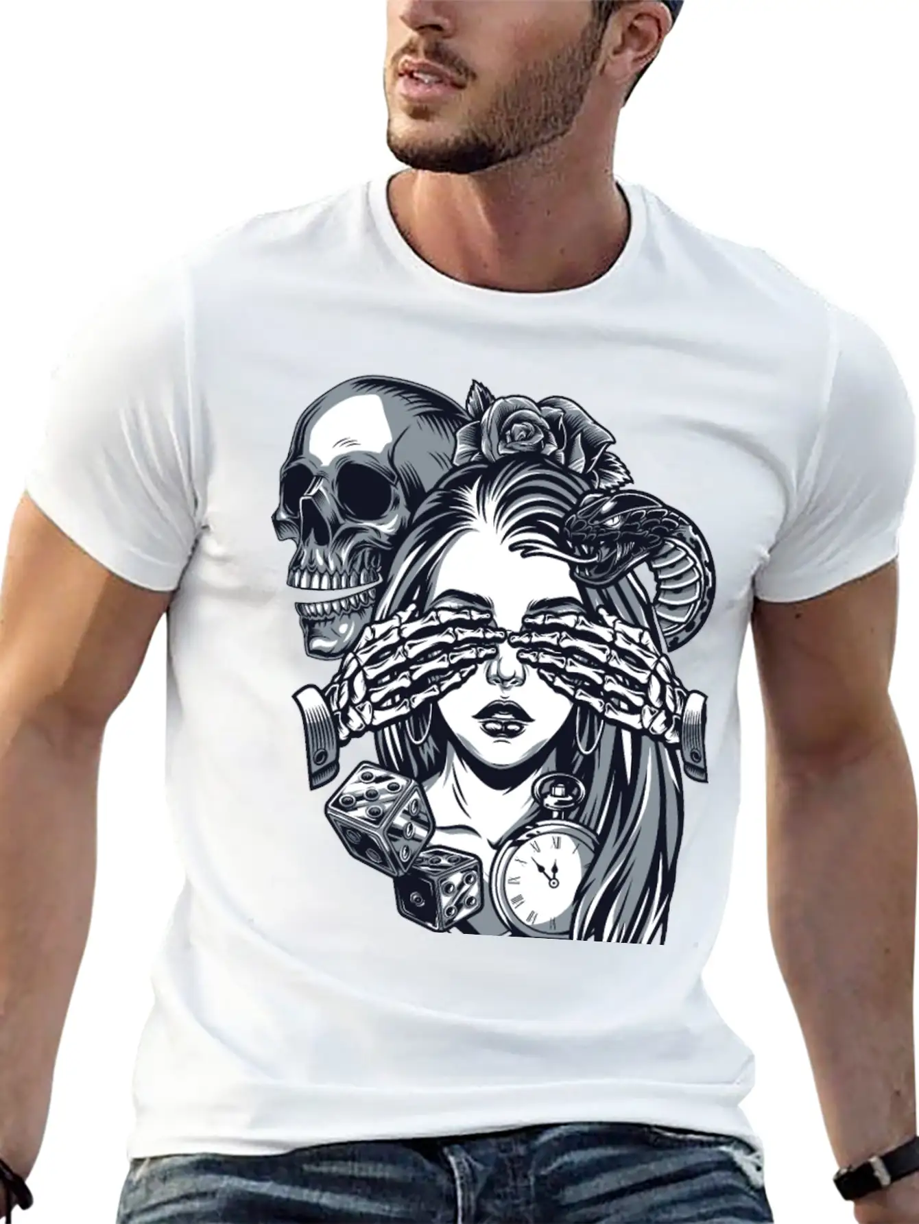 Chicano Street Art Relaxed Everyday Tee – Lightweight And Durable Cotton