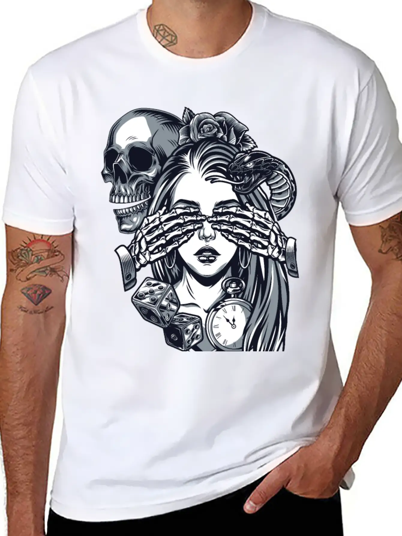 Chicano Street Art Relaxed Everyday Tee – Lightweight And Durable Cotton