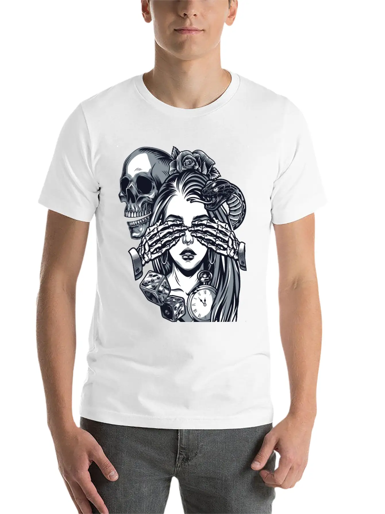 Chicano Street Art Relaxed Everyday Tee – Lightweight And Durable Cotton