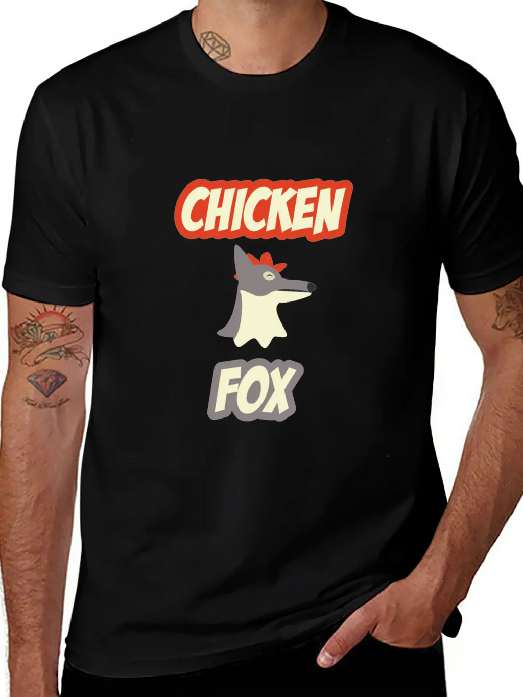 Chicken Fox - Fox Essential Cotton Tee For Daily Outfits – Unisex Style