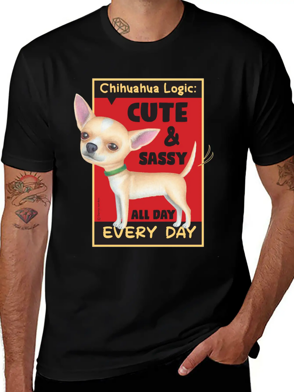 Chihuahua Logic Essential Cotton Tee For Daily Outfits – Unisex Style