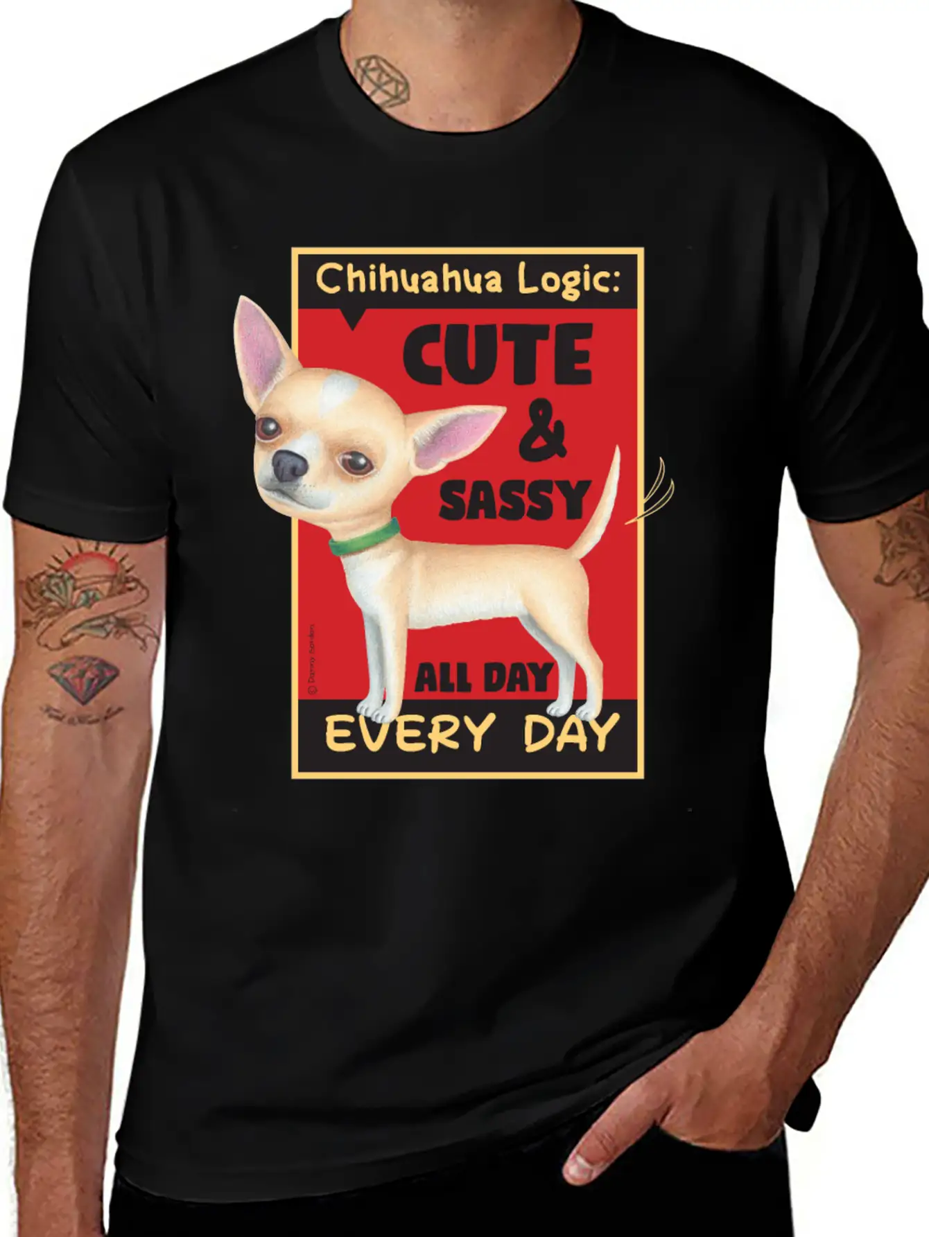 Chihuahua Logic Essential Cotton Tee For Daily Outfits – Unisex Style