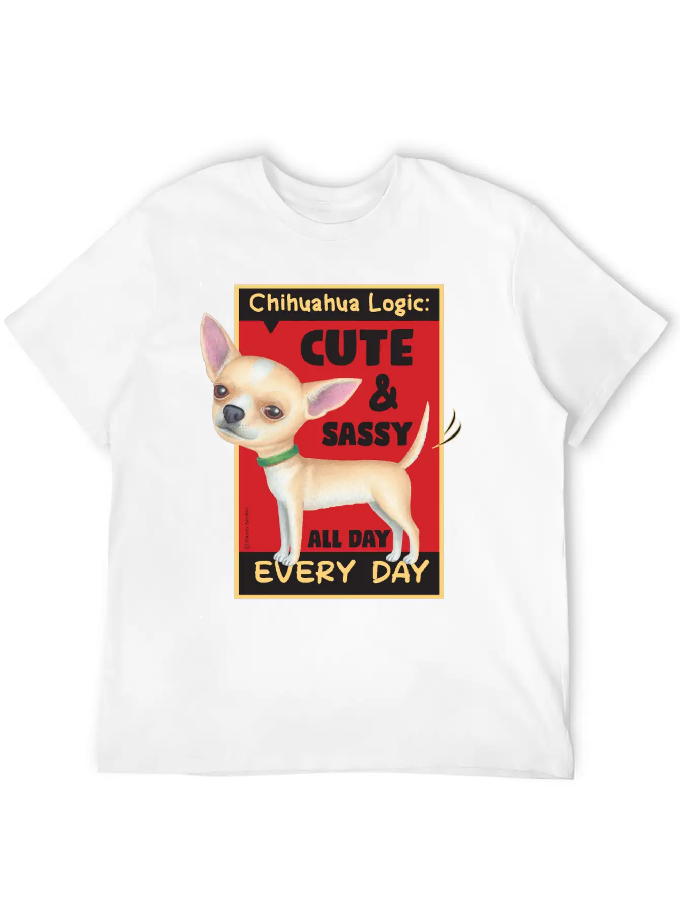 Chihuahua Logic Essential Cotton Tee For Daily Outfits – Unisex Style