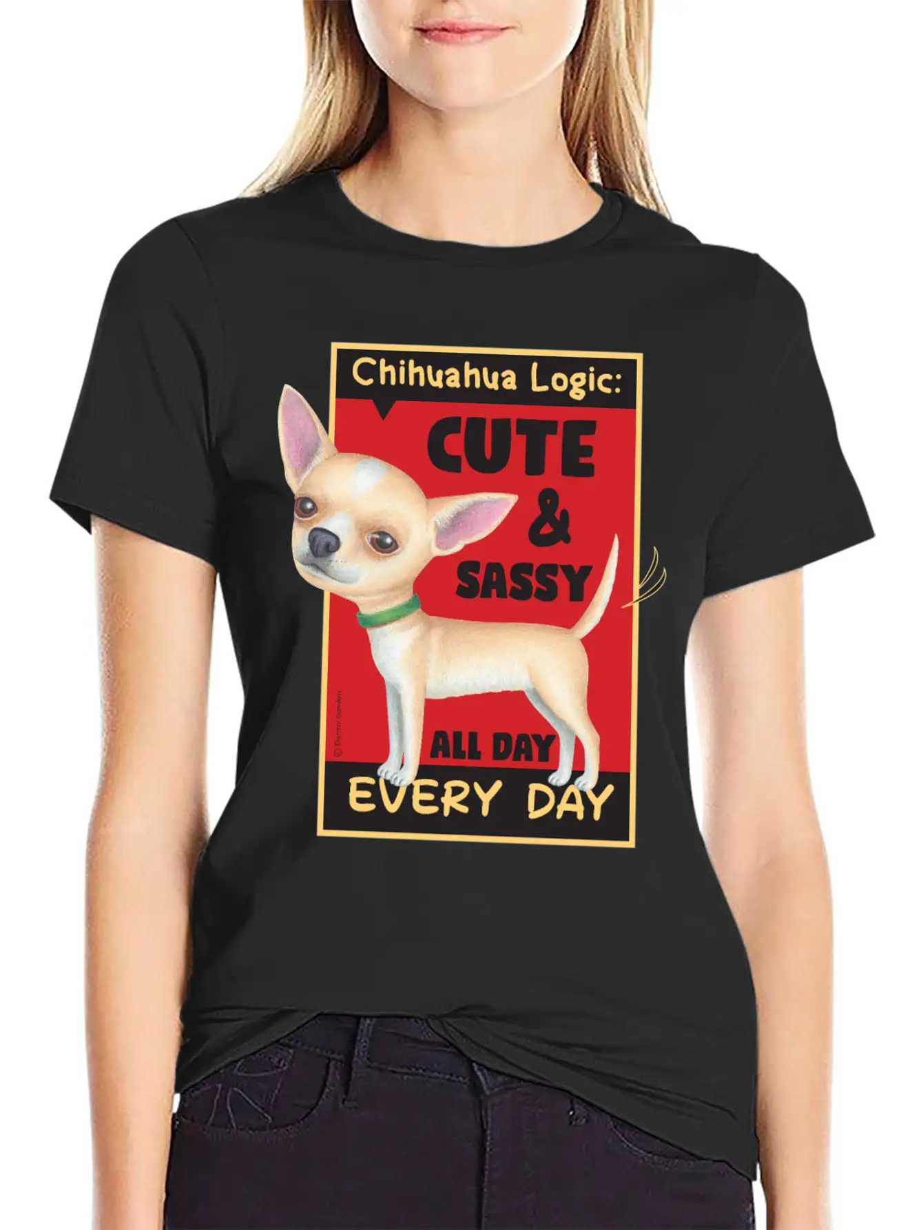 Chihuahua Logic Essential Cotton Tee For Daily Outfits – Unisex Style