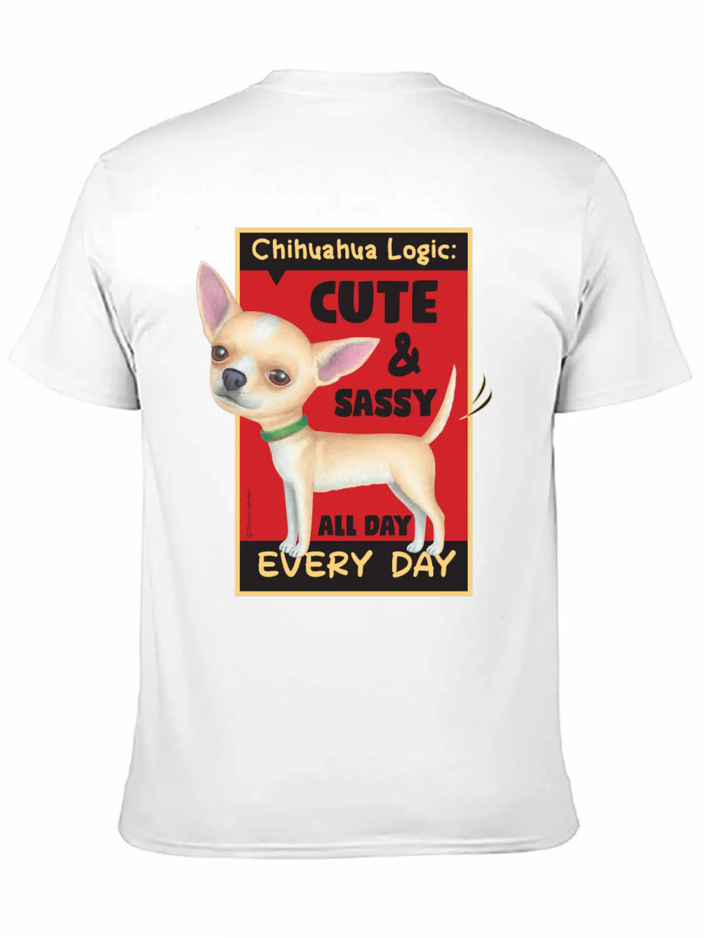 Chihuahua Logic Essential Cotton Tee For Daily Outfits – Unisex Style