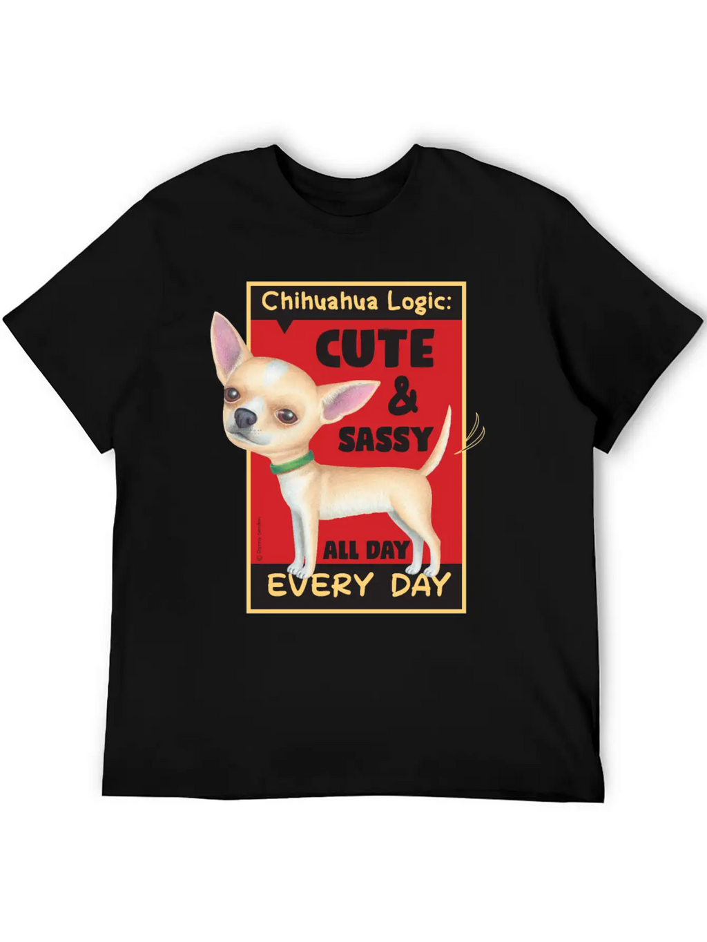 Chihuahua Logic Essential Cotton Tee For Daily Outfits – Unisex Style