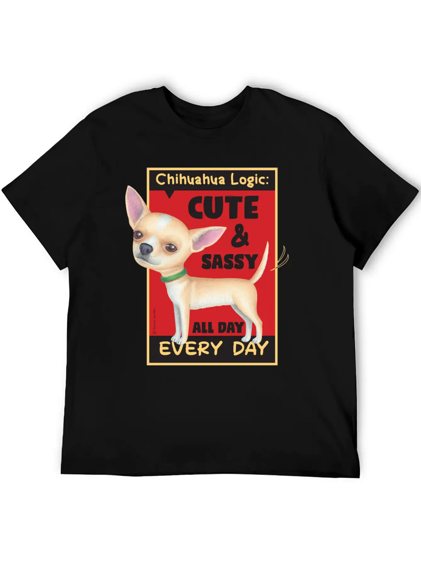 Chihuahua Logic Essential Cotton Tee For Daily Outfits – Unisex Style