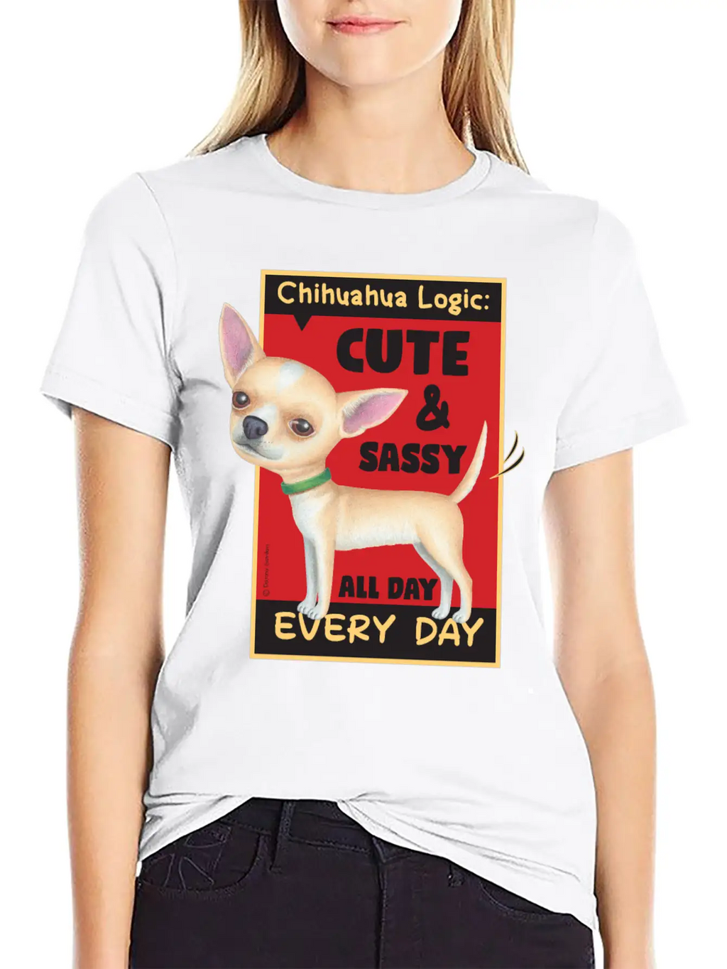 Chihuahua Logic Essential Cotton Tee For Daily Outfits – Unisex Style