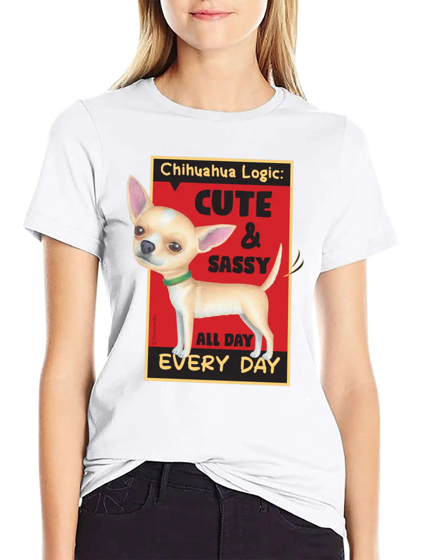 Chihuahua Logic Essential Cotton Tee For Daily Outfits – Unisex Style