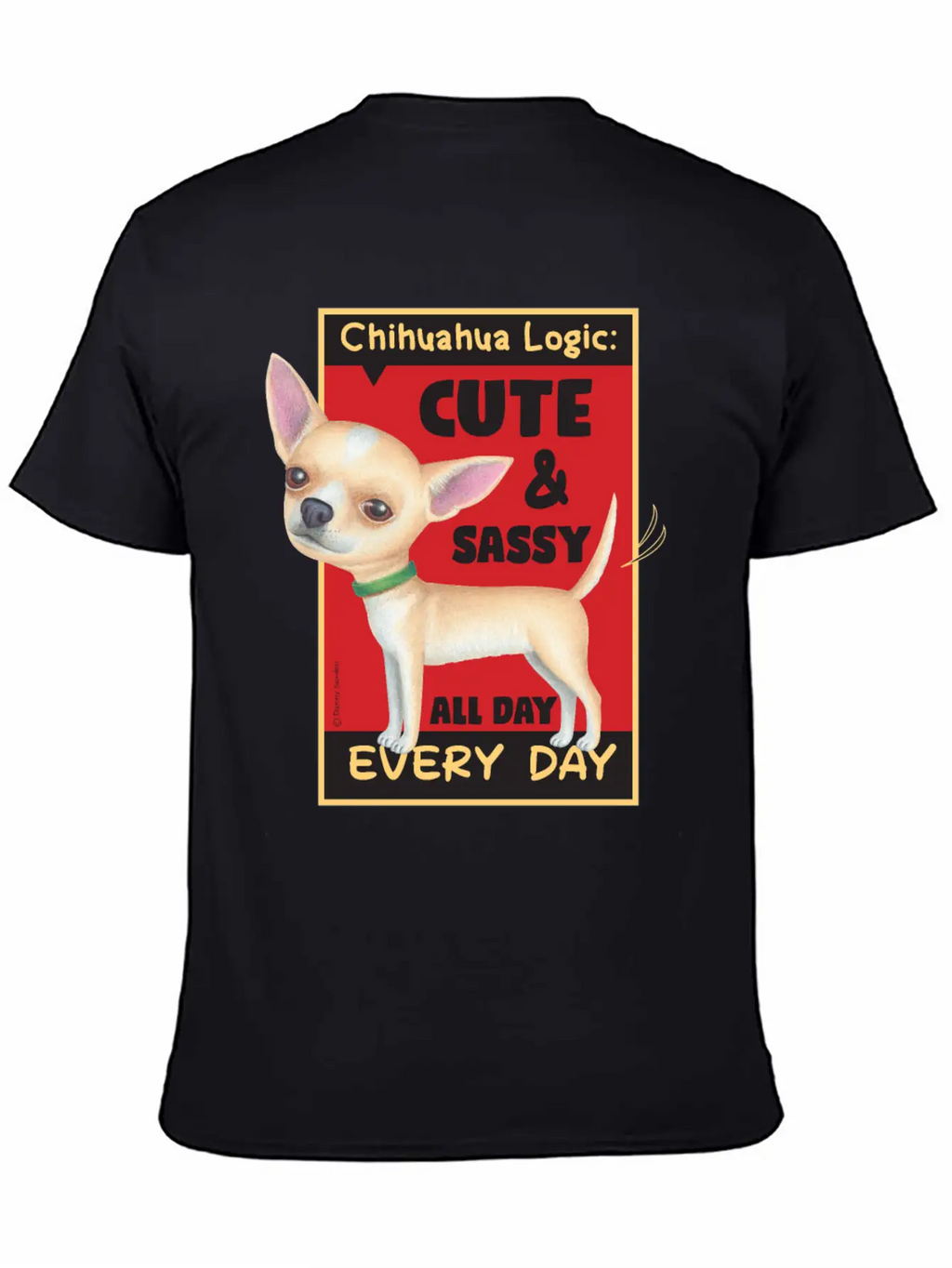 Chihuahua Logic Essential Cotton Tee For Daily Outfits – Unisex Style