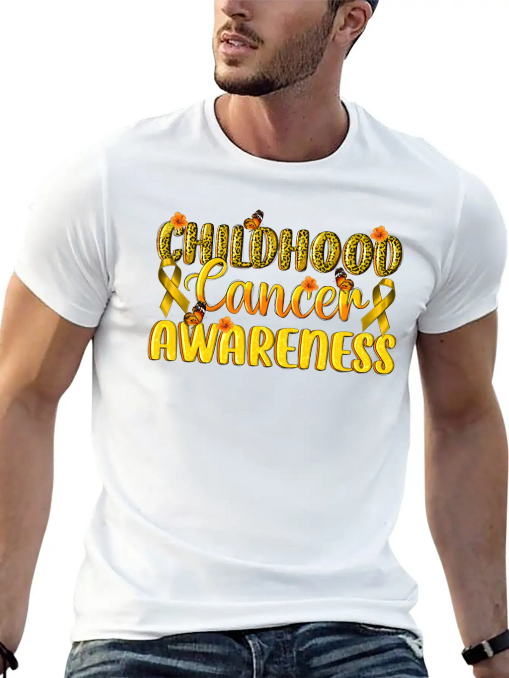 Childhood Cancer Awareness Essential Cotton Tee For Daily Outfits – Unisex Style