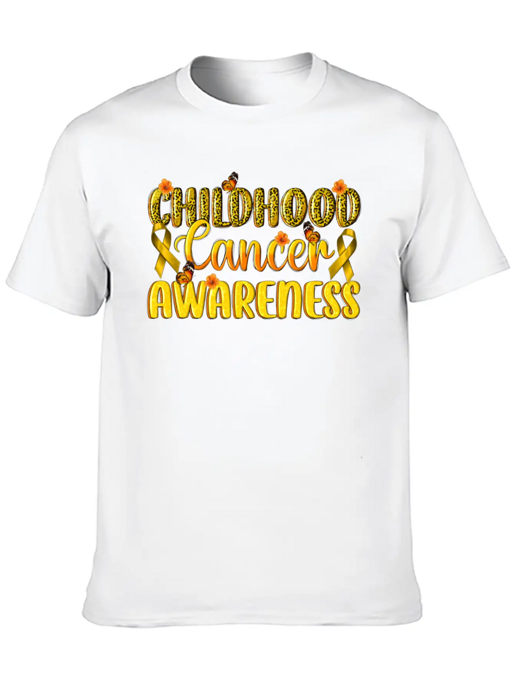 Childhood Cancer Awareness Essential Cotton Tee For Daily Outfits – Unisex Style