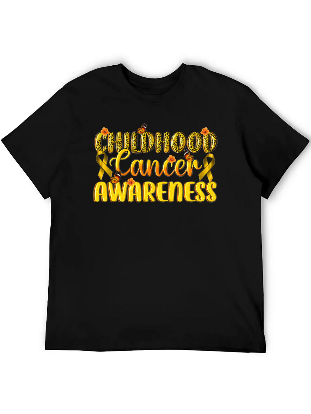 Childhood Cancer Awareness Essential Cotton Tee For Daily Outfits – Unisex Style