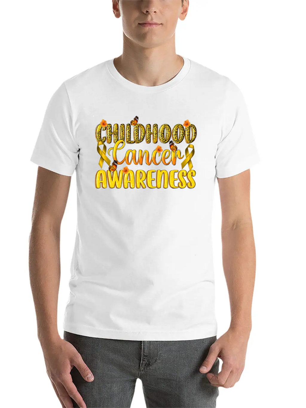 Childhood Cancer Awareness Essential Cotton Tee For Daily Outfits – Unisex Style
