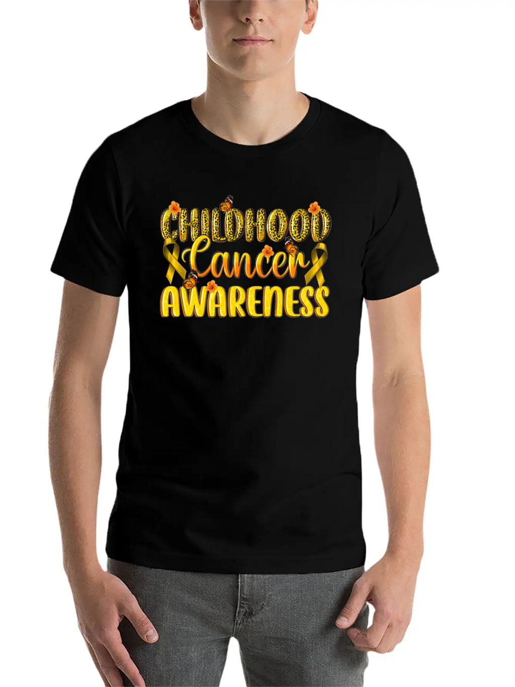 Childhood Cancer Awareness Essential Cotton Tee For Daily Outfits – Unisex Style