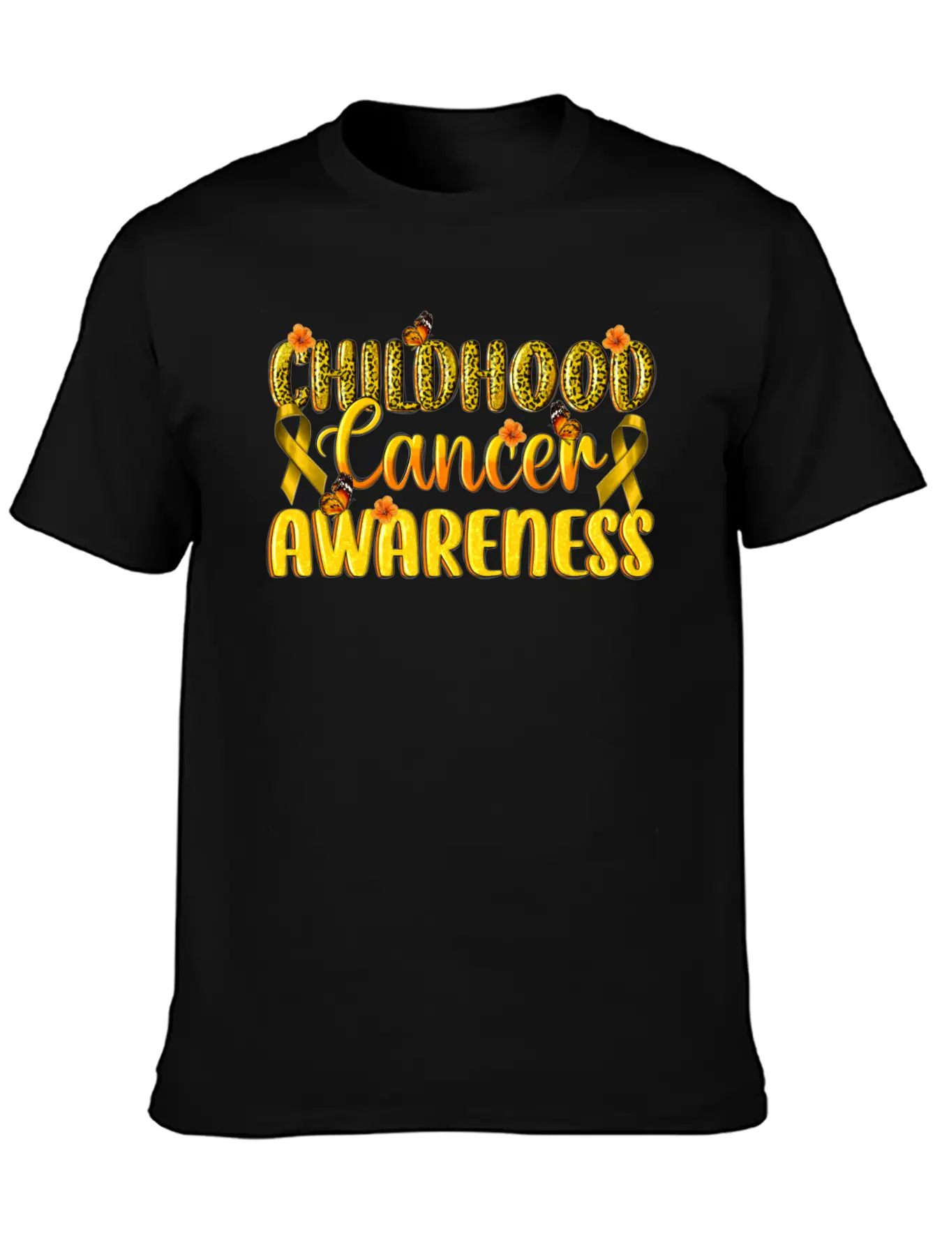 Childhood Cancer Awareness Essential Cotton Tee For Daily Outfits – Unisex Style