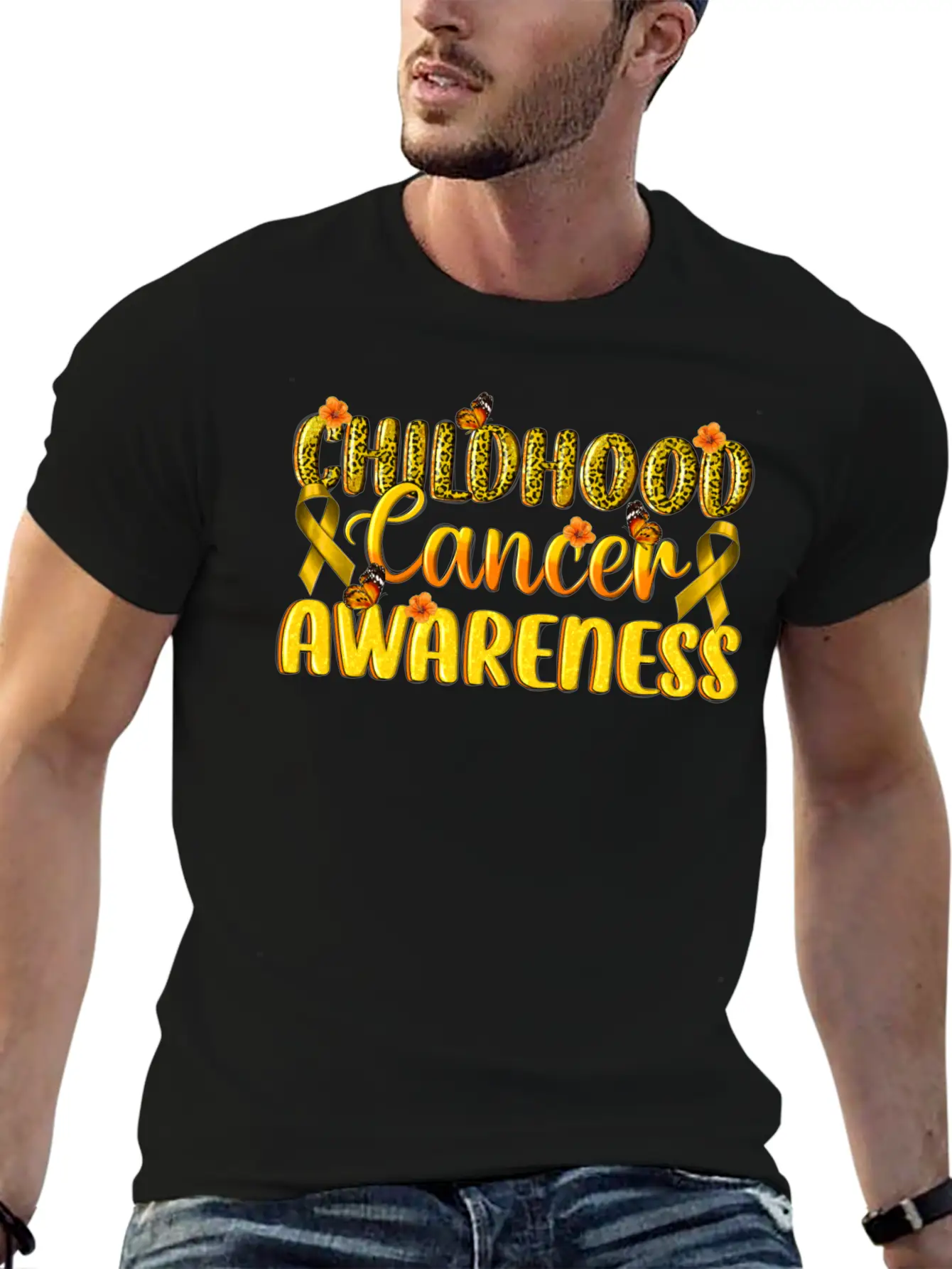 Childhood Cancer Awareness Essential Cotton Tee For Daily Outfits – Unisex Style
