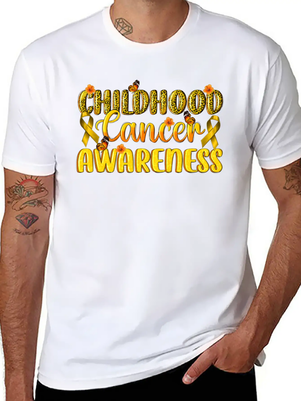 Childhood Cancer Awareness Essential Cotton Tee For Daily Outfits – Unisex Style