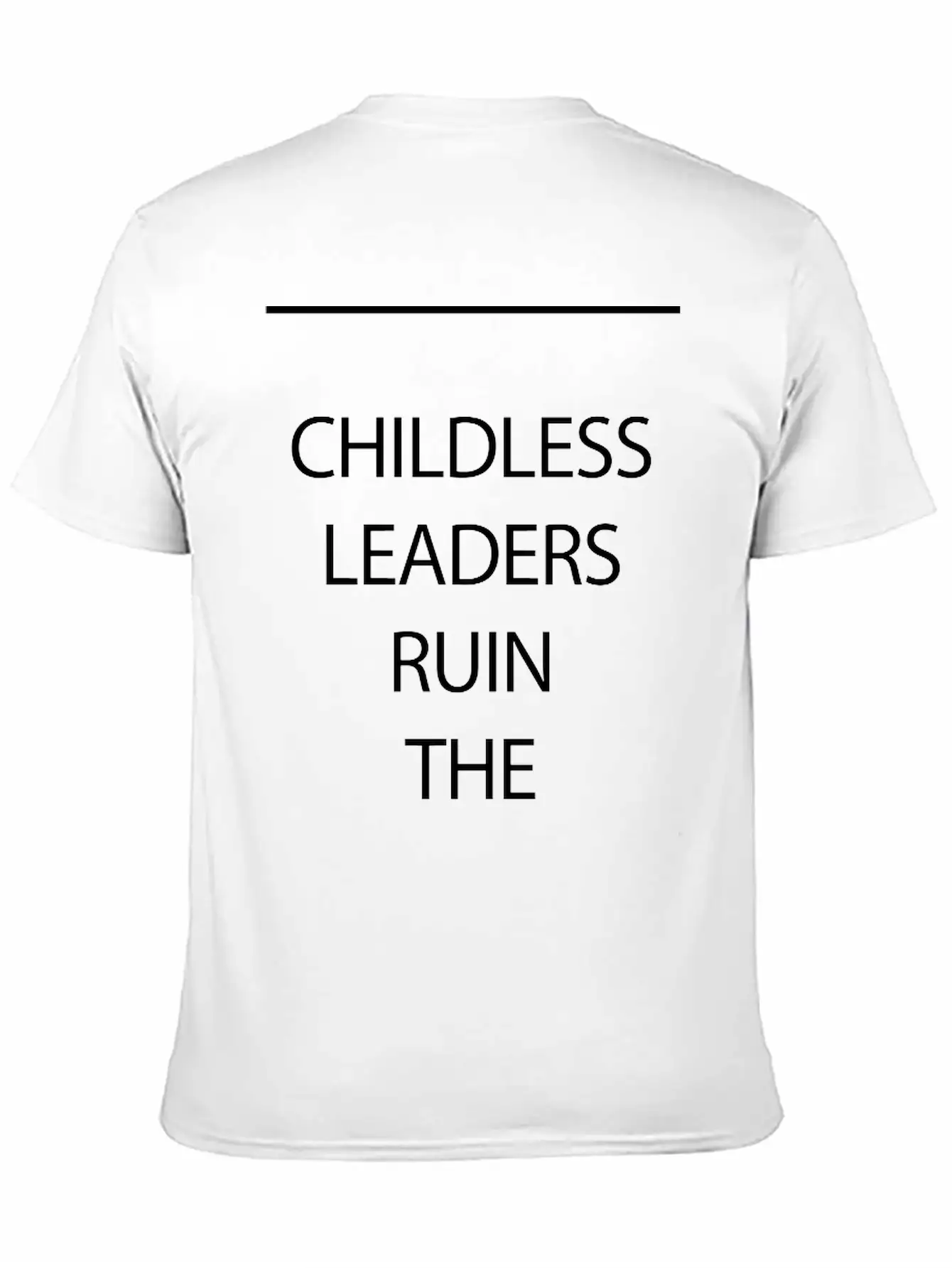 Childless Leaders Essential Cotton Tee For Daily Outfits – Unisex Style