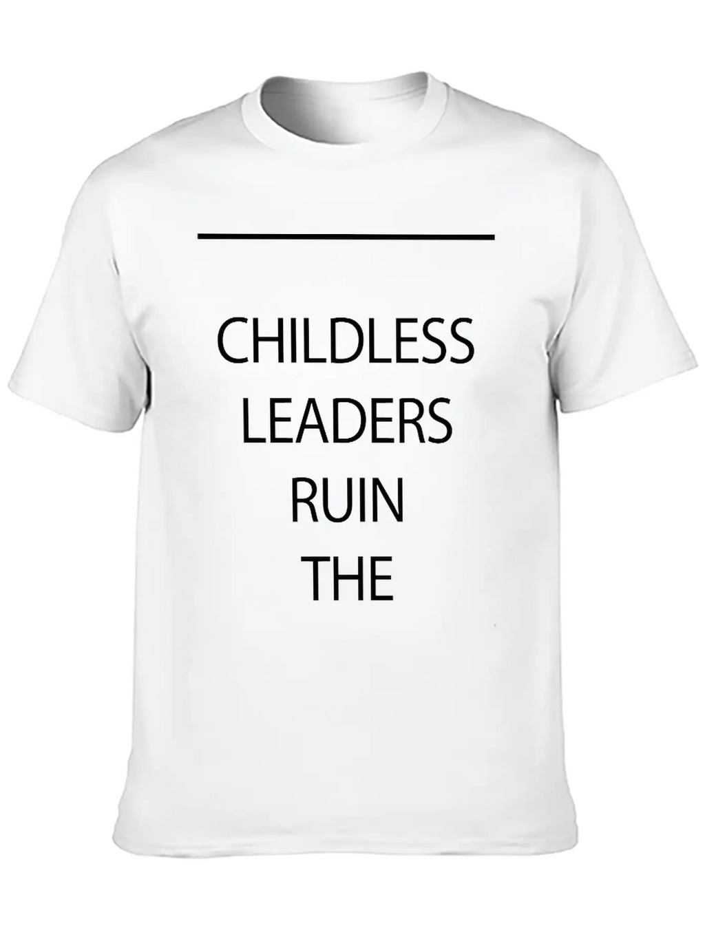 Childless Leaders Essential Cotton Tee For Daily Outfits – Unisex Style