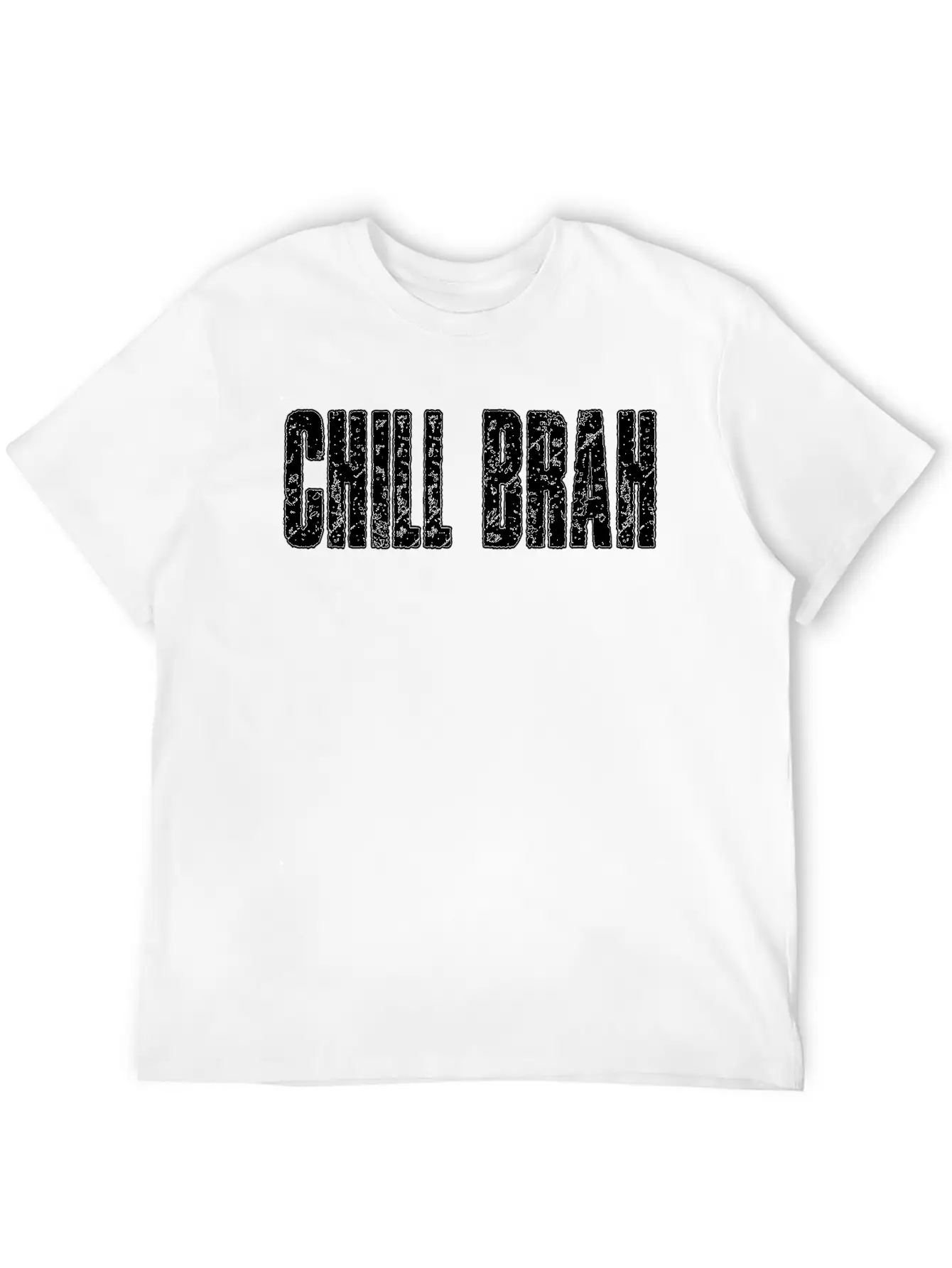 CHILL BRAH Essential Cotton Tee For Daily Outfits – Unisex Style