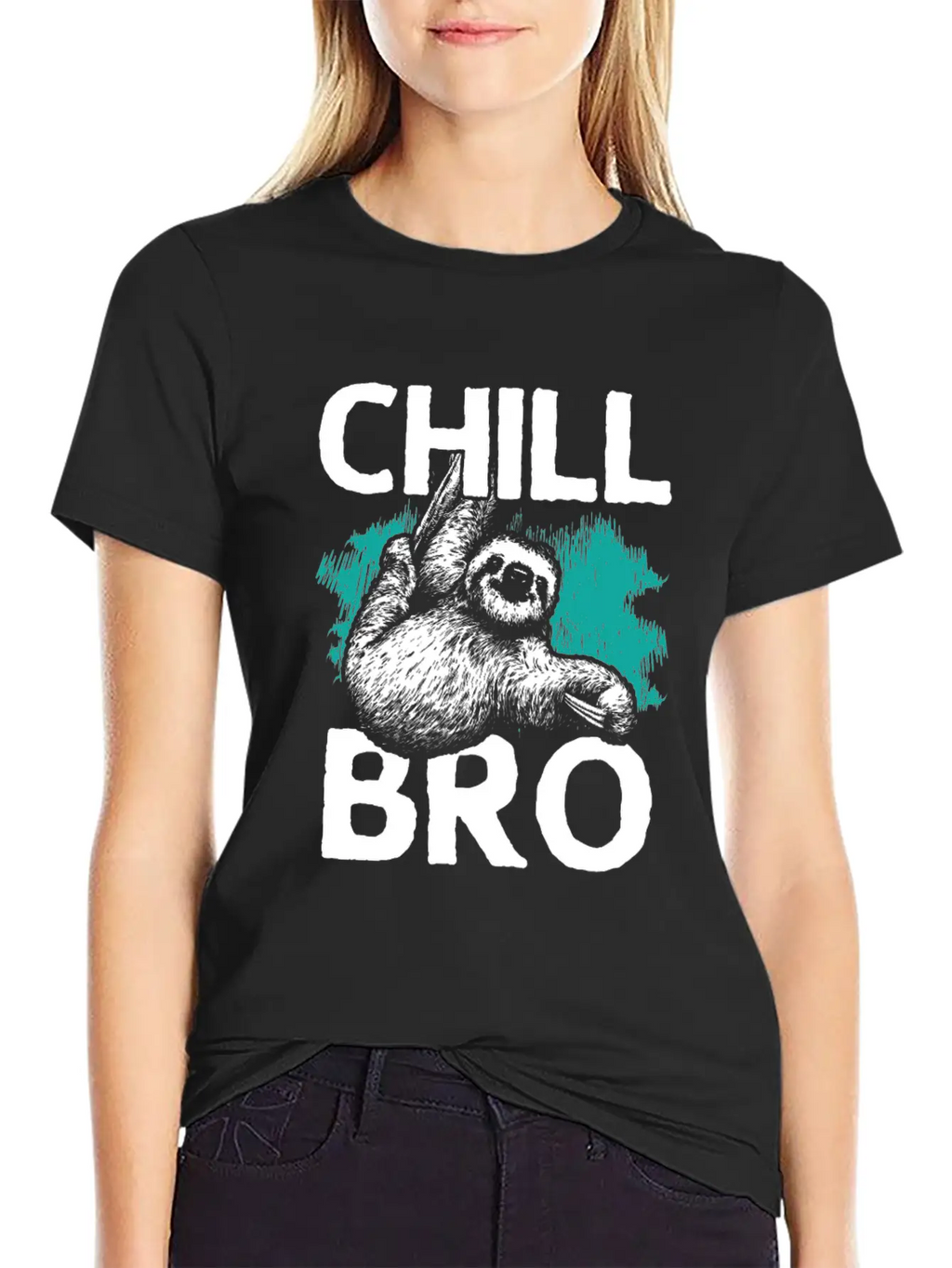 Chill, Chill The Sloth, Relax, Hang Out Basic Graphic T-Shirt – Daily Comfort In Soft Cotton