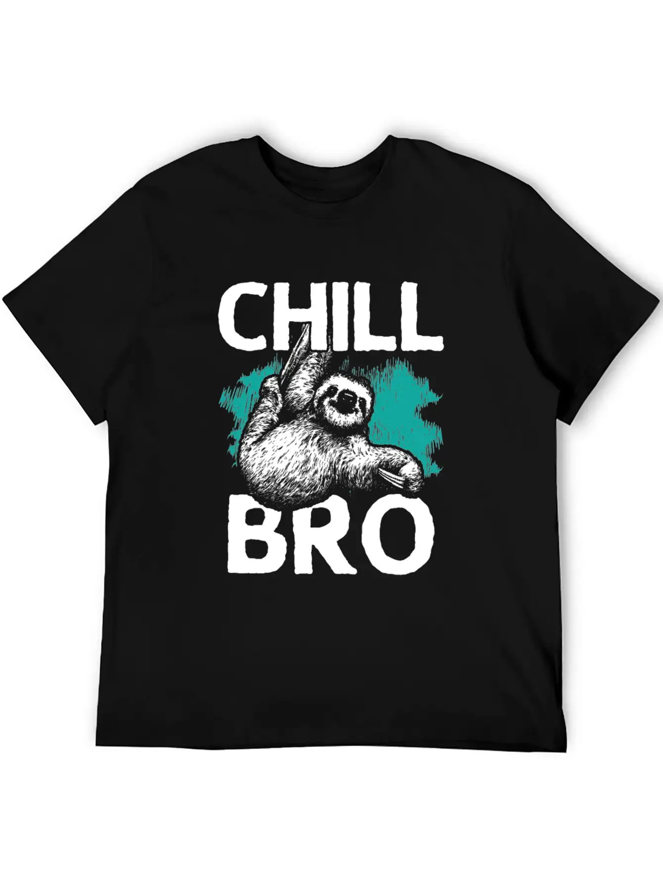 Chill, Chill The Sloth, Relax, Hang Out Basic Graphic T-Shirt – Daily Comfort In Soft Cotton