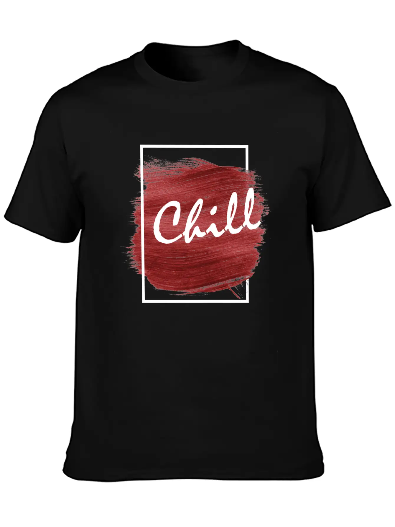 Chill Illustration Design Breathable Graphic T-Shirt – Perfect For Casual Days