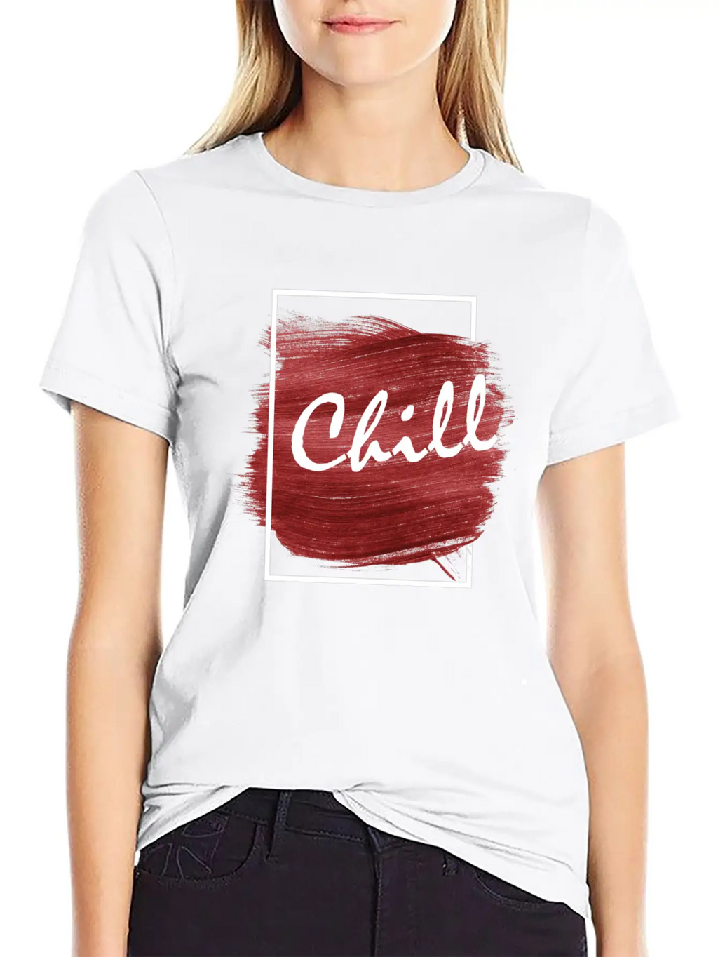 Chill Illustration Design Breathable Graphic T-Shirt – Perfect For Casual Days