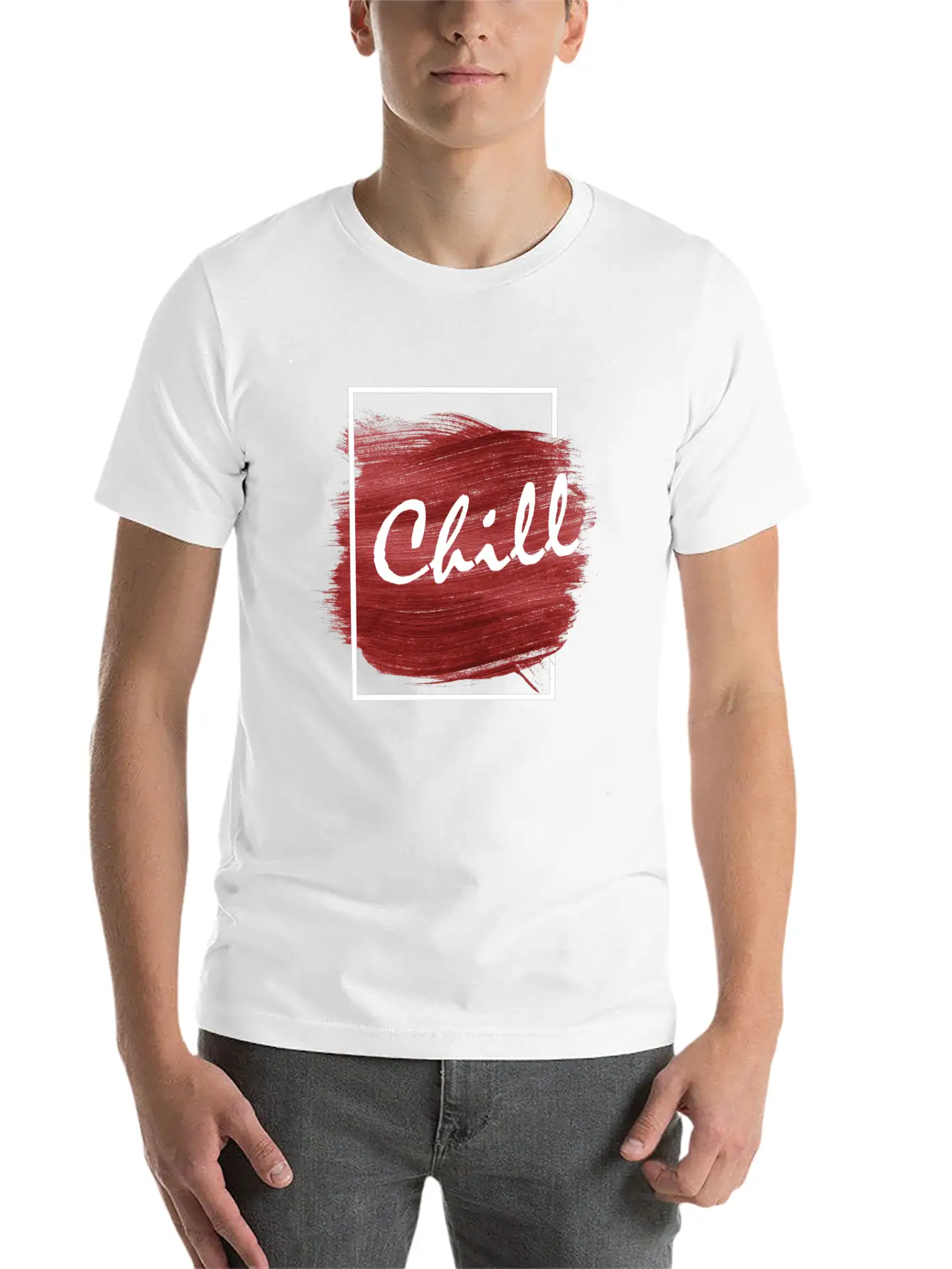 Chill Illustration Design Breathable Graphic T-Shirt – Perfect For Casual Days