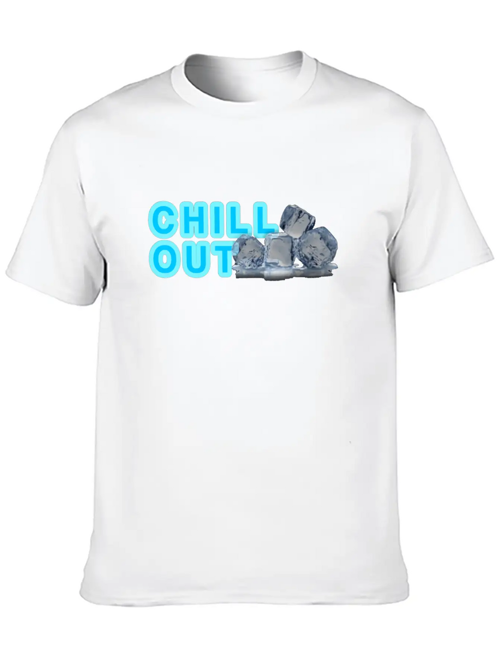 CHILL OUT Basic Graphic T-Shirt – Daily Comfort In Soft Cotton