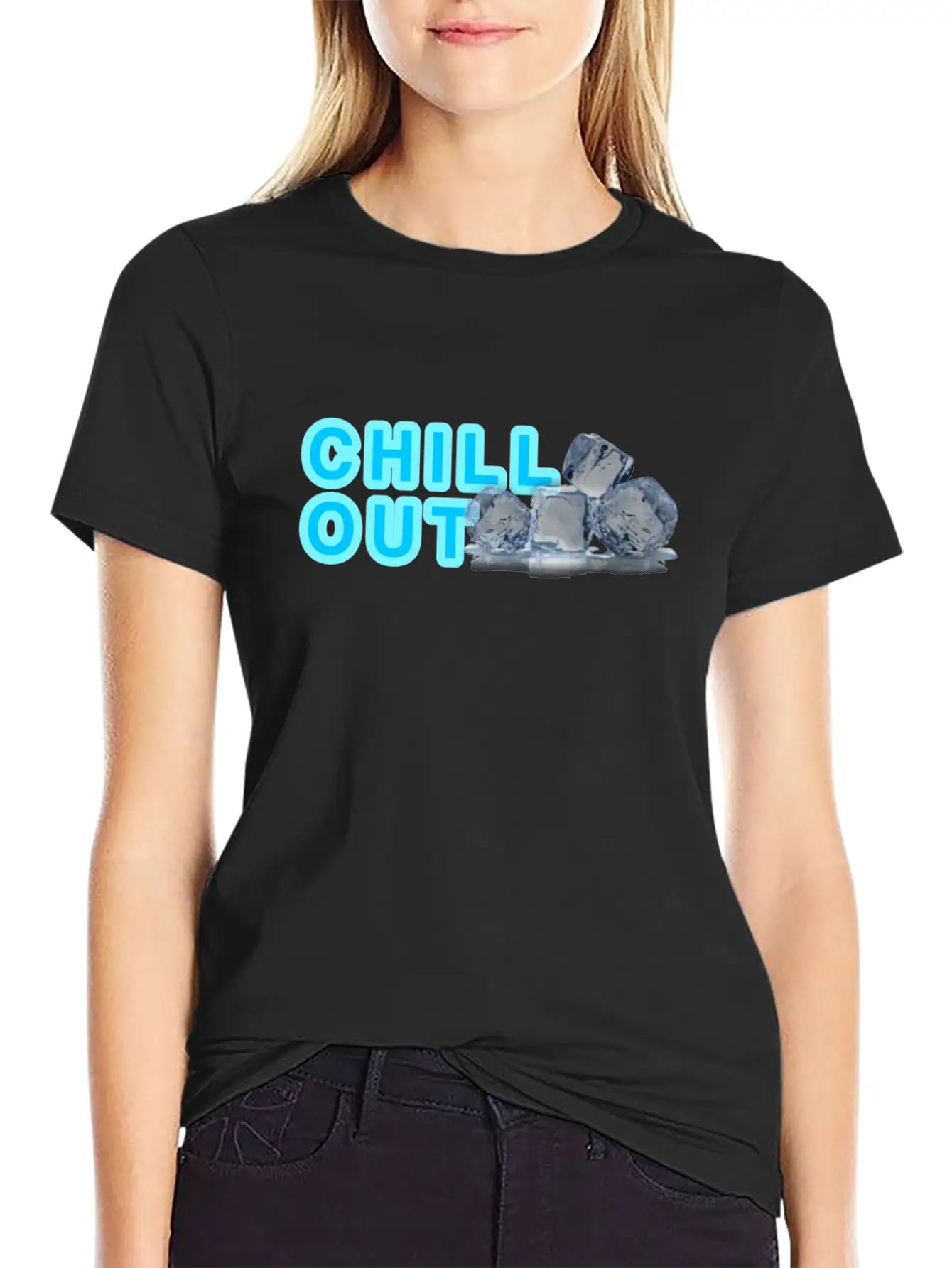 CHILL OUT Basic Graphic T-Shirt – Daily Comfort In Soft Cotton