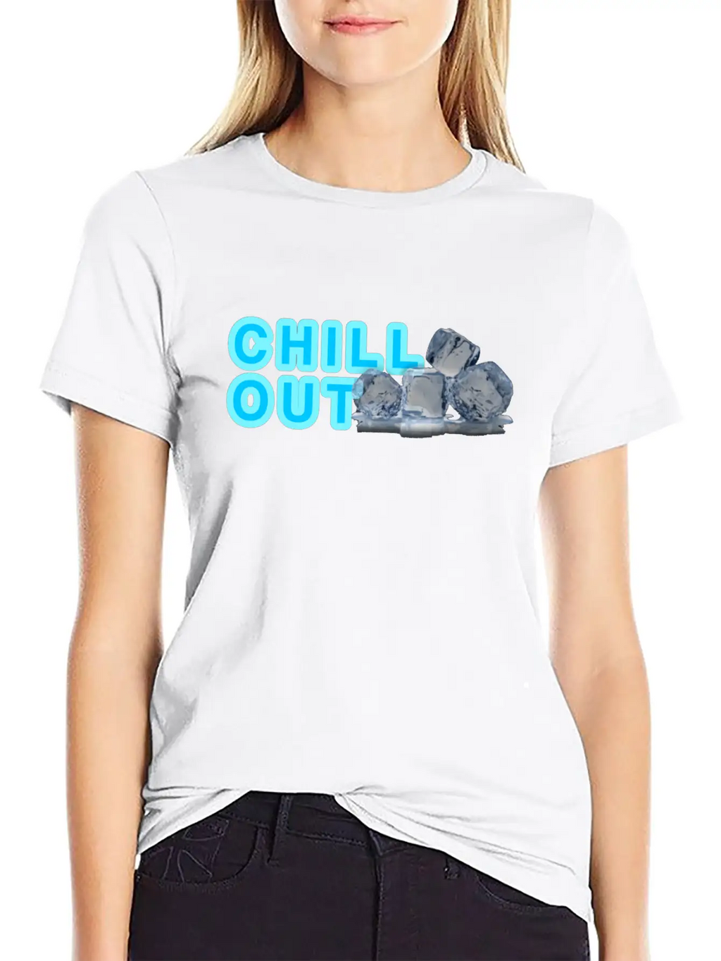 CHILL OUT Basic Graphic T-Shirt – Daily Comfort In Soft Cotton