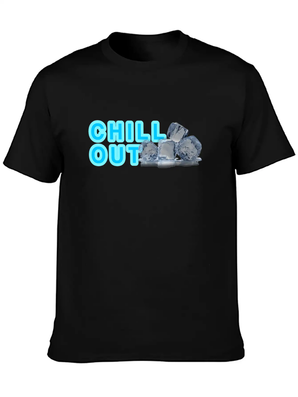 CHILL OUT Basic Graphic T-Shirt – Daily Comfort In Soft Cotton