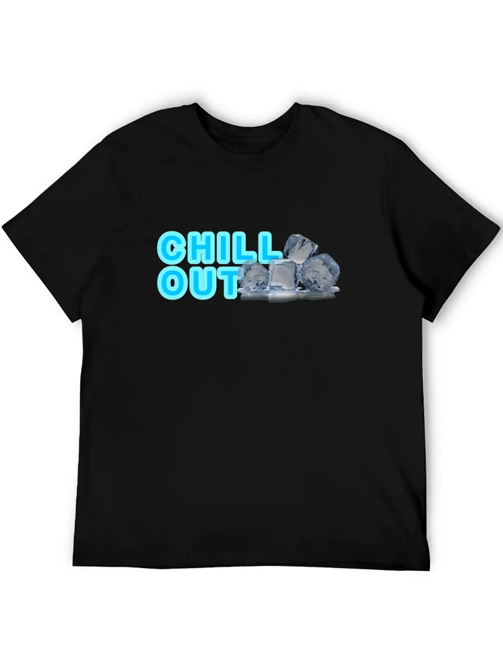 CHILL OUT Basic Graphic T-Shirt – Daily Comfort In Soft Cotton